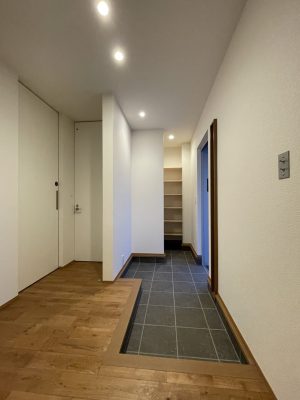 ゆったり感じる玄関