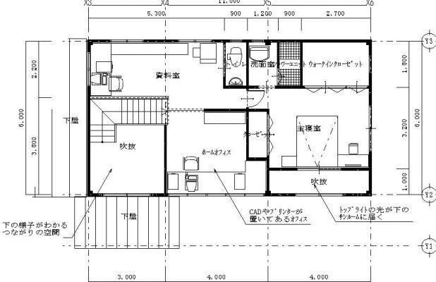 ２階平面図